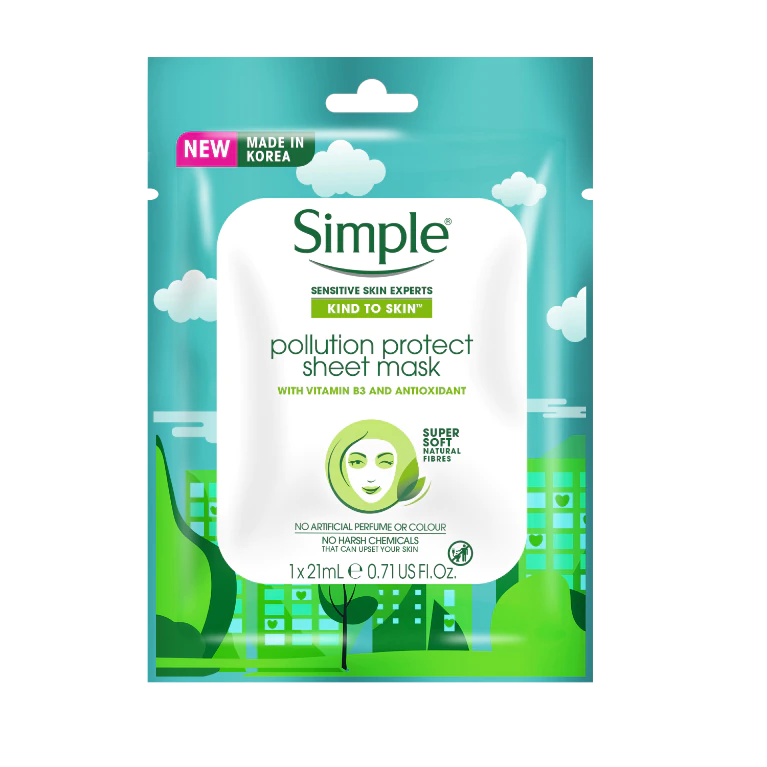 SIMPLE POLLUTION PROTECT SHEET MASK