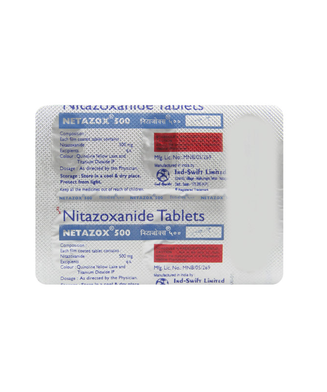 NETAZOX 500MG TABS 6'S