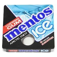 Mentos Mint Ice Gum 12'S