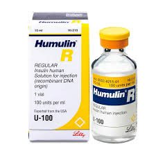 Humulin R Vial 100Iu/10Ml