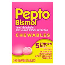 Pepto Bismol Chew Tabs Original 30Ct
