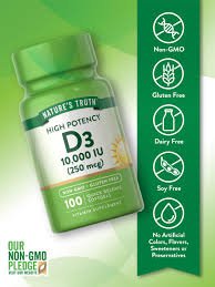 N/T D3 10000Iu 250Mcg 100'S Softgels