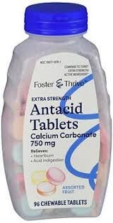 FOSTER&THRIVE ANTACID 750MG TABS 96`S