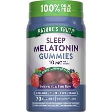 N/T SLEEP MELATONIN GUMMIES 10MG 70`S