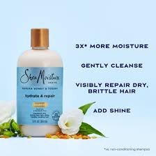 SHEA MOIST HONEY&YOGURT HYDRATE+REPAIR SHAMPOO 13OZ