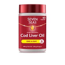 SEVENSEAS OAD COD LIVER OIL 60`S(RED)