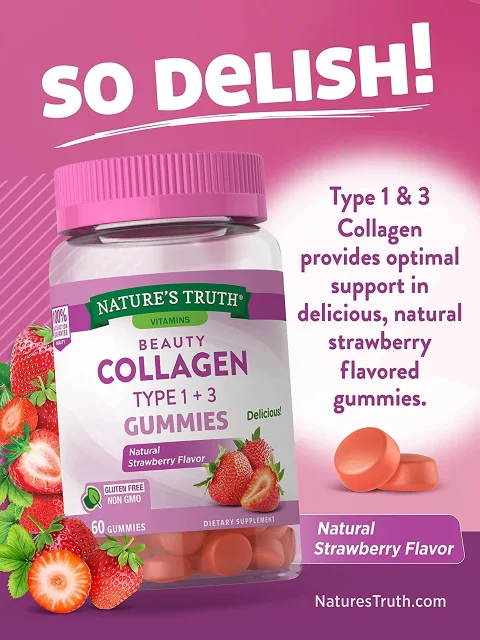 NATURE`S TRUTH PEPTIDES TYPE 1+3 GUMMIES 60`S