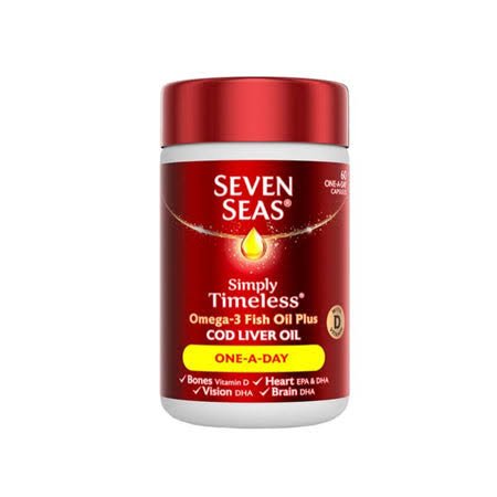 SEVENSEAS OAD COD LIVER OIL 60`S(RED)