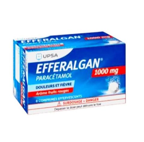EFFERALGAN 1000MG TABS 1x8'S