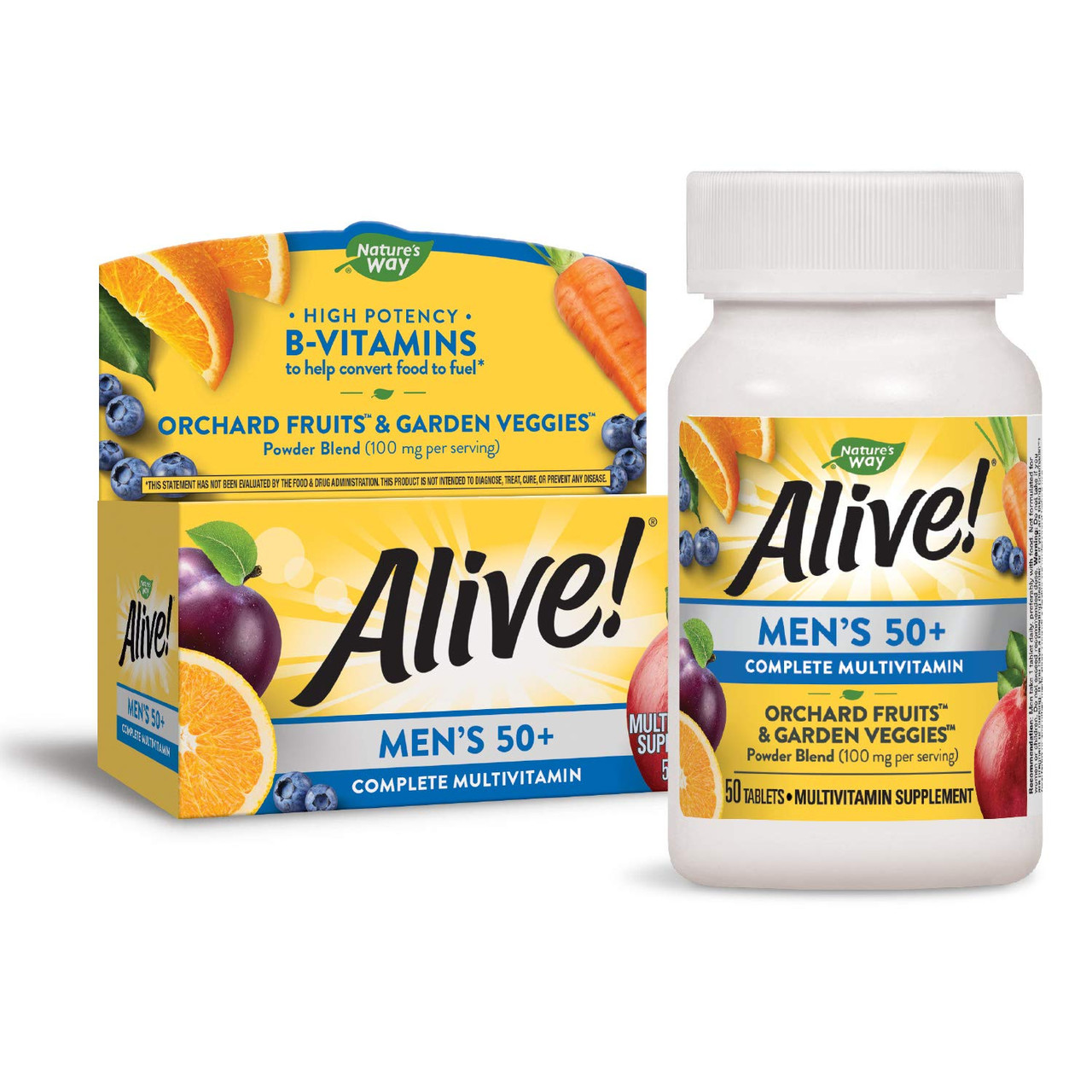 ALIVE MEN 50+(COMPLETE MULTIVITAMIN) 50`S
