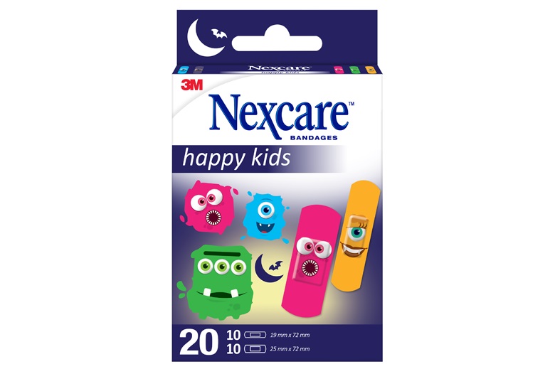 NEXCARE HAPPY KIDS PLASTERS-MONSTERS