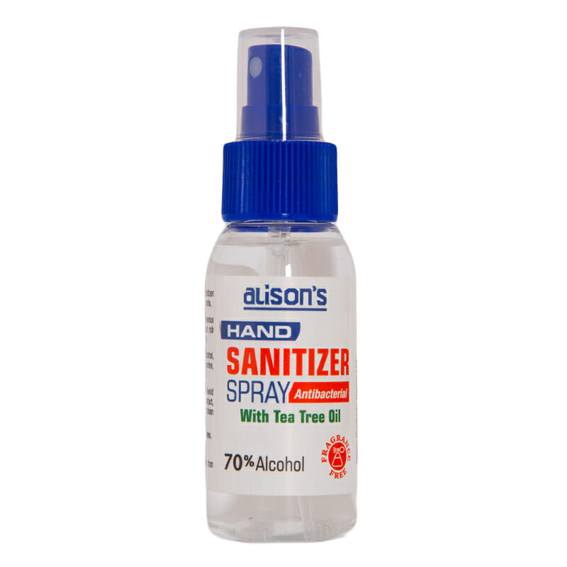 ALISON`S HAND SANITIZER SPRAY ANTIBACTERIAL(70% ALC) 120ML