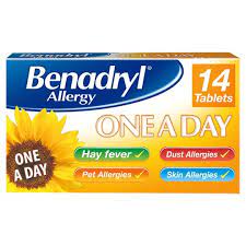 BENADRYL O.A.D RELIEF 10MG TABS 14`S
