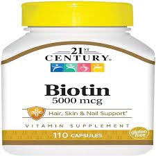 CENTURY BIOTIN 5000MCG 50CT