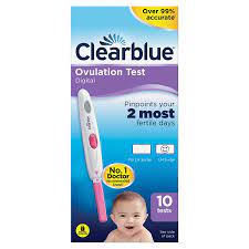 CLEARBLUE ADV DITIGAL OVULATION TEST KIT 10`S