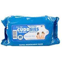 CUDDSIES BABY WIPES 80`S