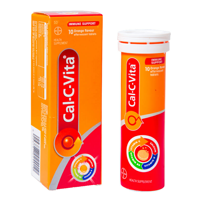 CAL-C-VITA EFFERVESCENT TABS 10`S