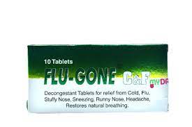 FLUGONE C&F TABS 10`S