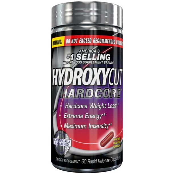 HYDROXYCUT HARDCORE WEIGHT LOSS CAPSULES 60CT