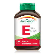 JAMIESON VITAMIN E 100I.U/67MG AT SOFT GELS 100`S