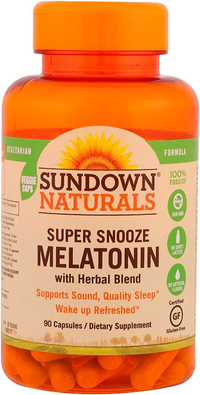 SUNDOWN SUPER SNOOZE MELATONIN 90`S