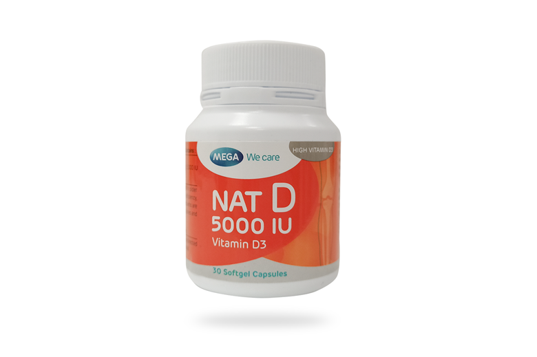 NAT D 5000IU CAPS-30`S