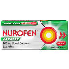 NUROFEN EXPRESS 400MG LIQUICAPS 20`S