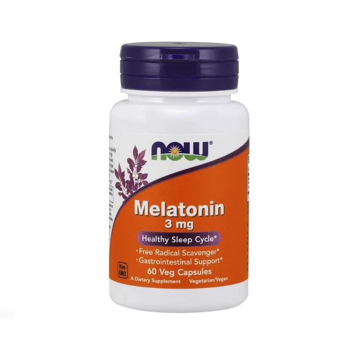 NOW MELATONIN 3MG 60'S