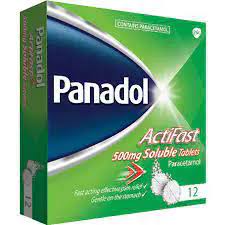 PANADOL ACTIFAST SOLUBLE 12`S