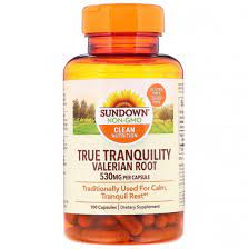 SUNDOWN TRUE TRANQUILITY VALERIAN ROOT 100`S