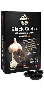 SWISS ENERGY HERBS-BLACK GARLIC 20 CAPS