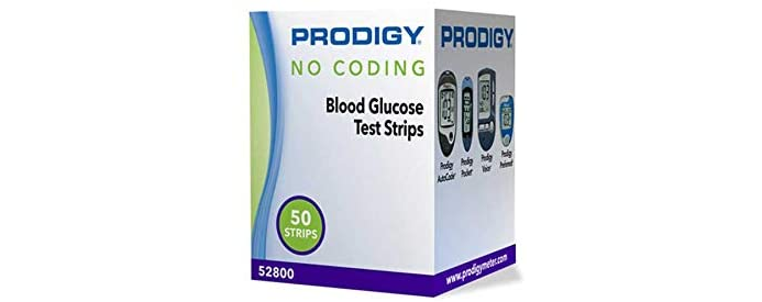 PRODIGY BLOOD GLUCOSE STRIPS 50`S