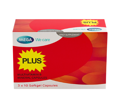 PLUS MULTIVITAMIN (MEGA) CAPS 30`S