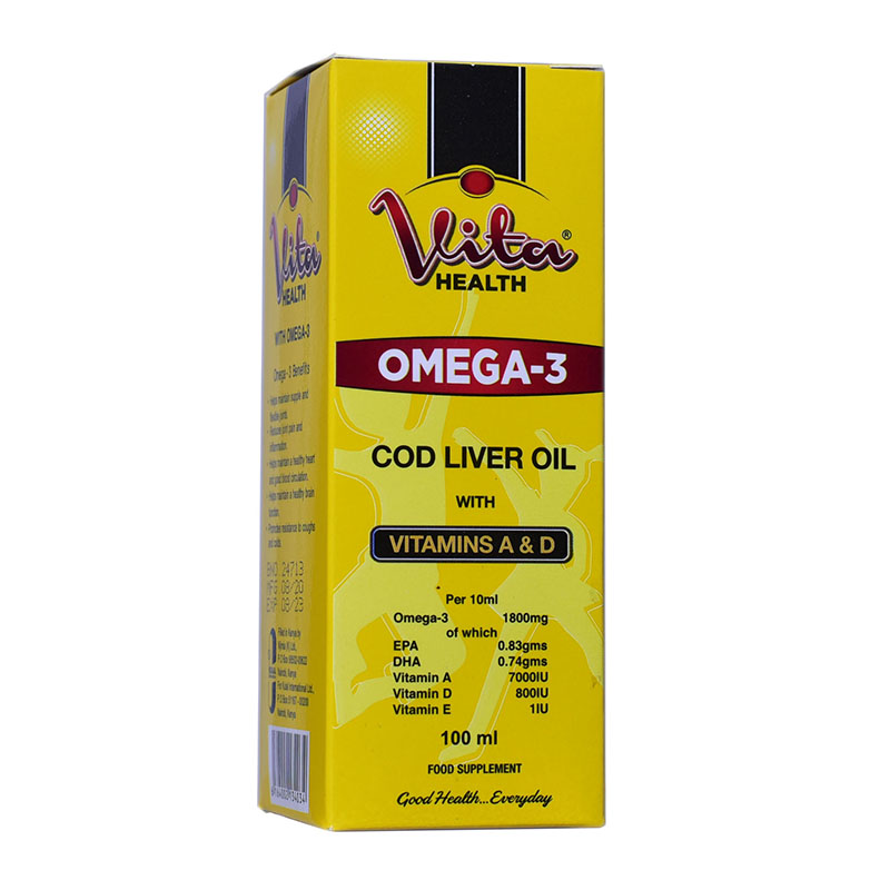 VITAHEALTH COD LIVER OIL 100ML
