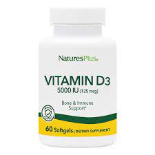 PN VITAMIN D3 5000IU SOFTGEL CAPS 60`S