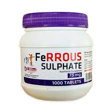 FERROUS SULPHATE TABS 1000''S