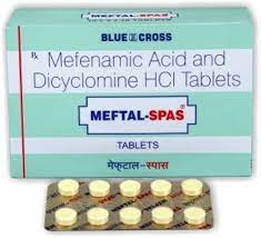 MEFTAL SPAS 250MG TABS 60`S