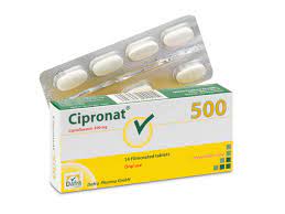 CIPRONAT 500MG(CIPROFLOXACIN) TABS 14`S