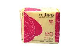 ORGANIC COTTONS MAXI PADS-SUPER