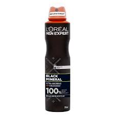 LOREAL MEN EXPERT BLACK MINERAL SPRAY 250ML