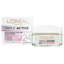 LOREAL TRIPLE ACTIVE DAY SEN SKIN 50ML
