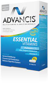 ADVANCIS ESSENTIAL VITAMINS TABLETS 30`S