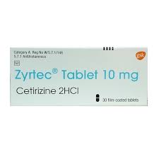 ZYRTEC 10MG TABS 30'S