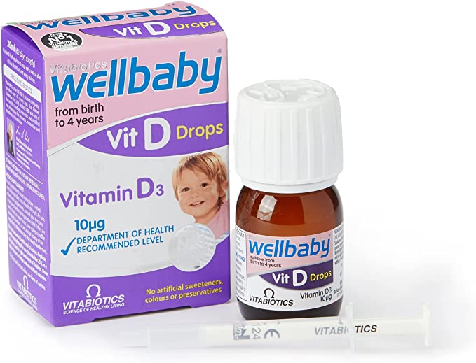 WELLBABY VITAMIN D DROPS 30ML