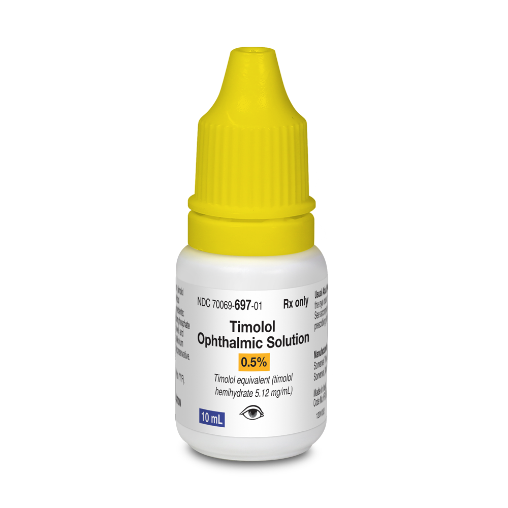 Timolol Eye Drops Solution is a beta-adrenoreceptor blocking agent used topically in the reduction of elevated intra-ocular pressure in various conditions including the following:  - patients with ocular hypertension  - patients with chronic open-angle glaucoma including aphakic patients  - some patients with secondary glaucoma.