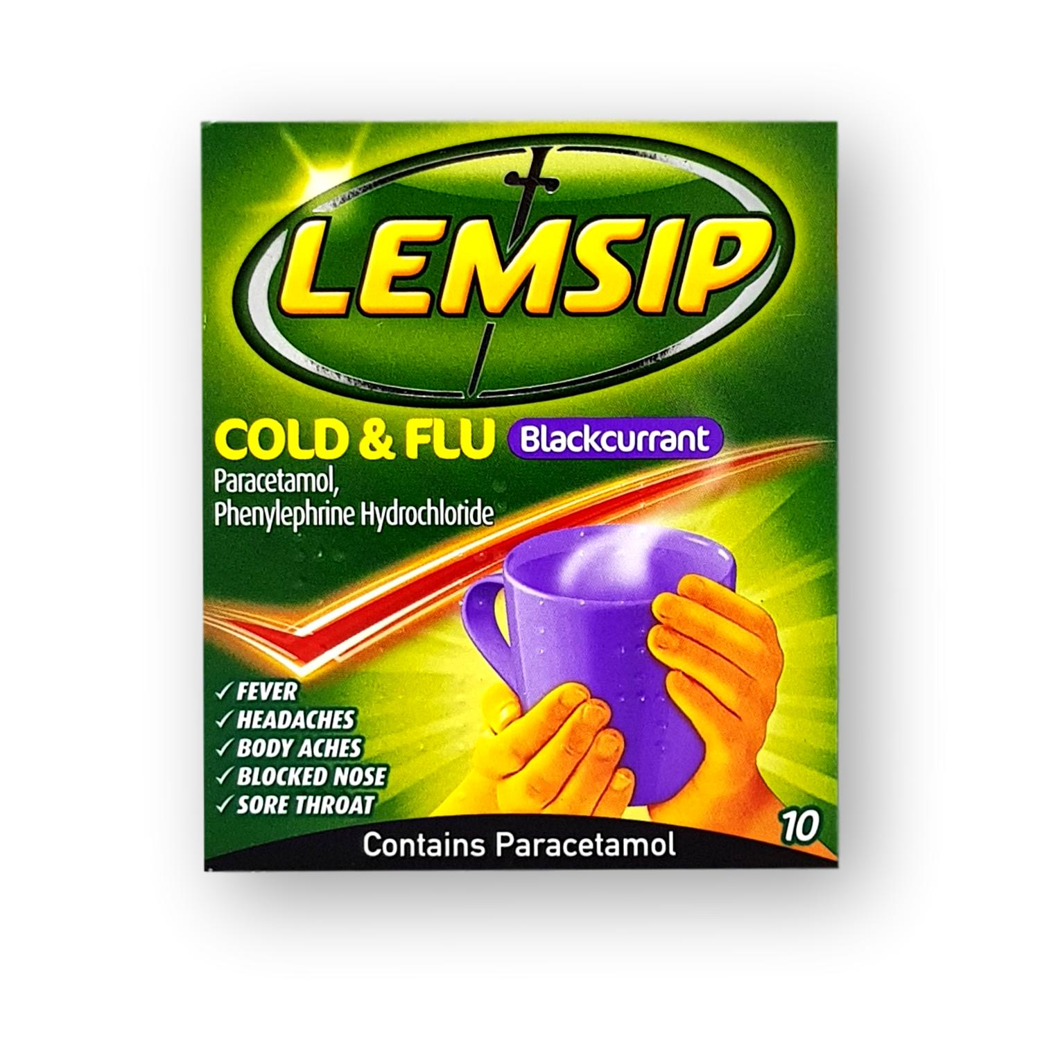 LEMSIP BLACKCURRENT SACHETS 10`S