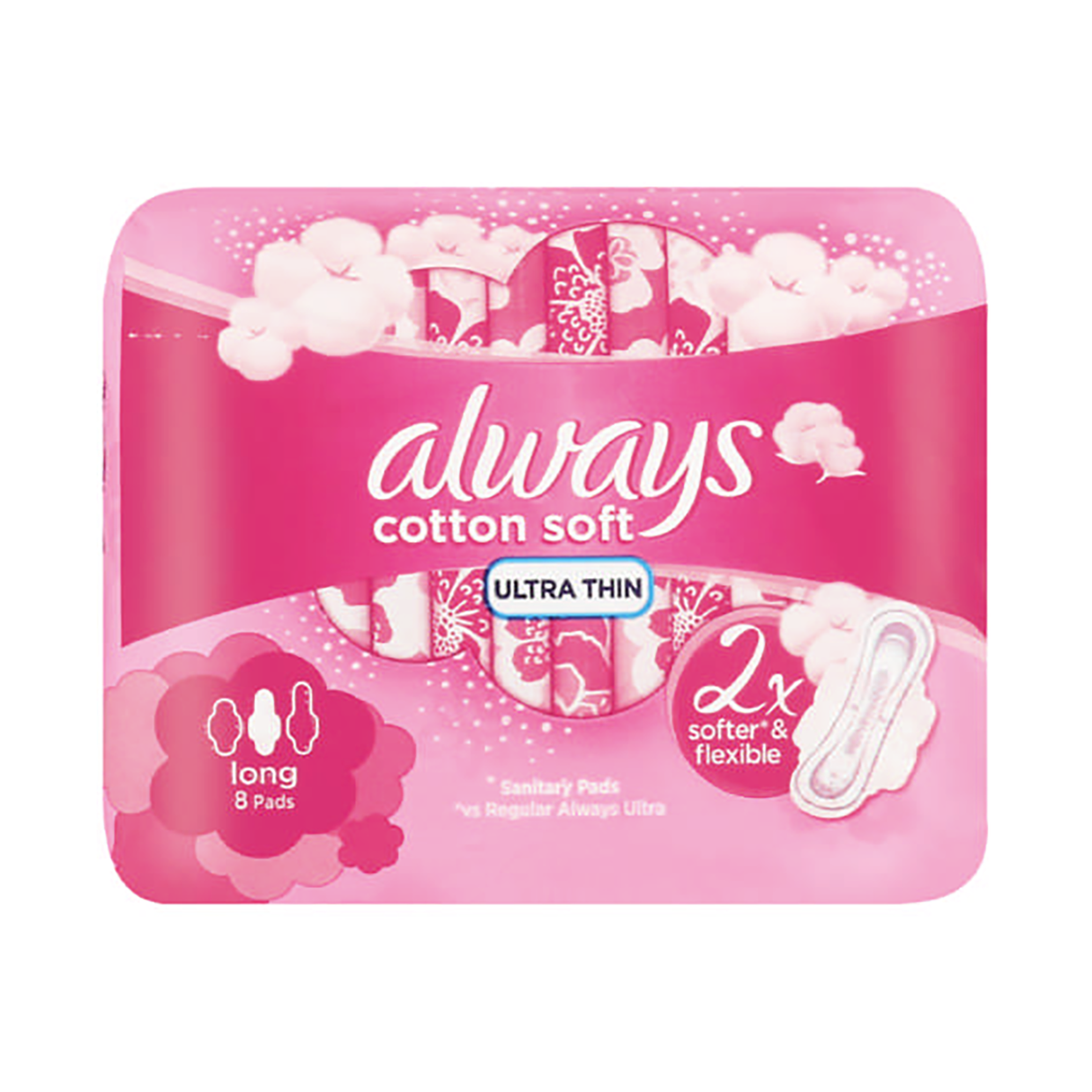 ALWAYS ULTRA COTTON SOFT LONG 8`S