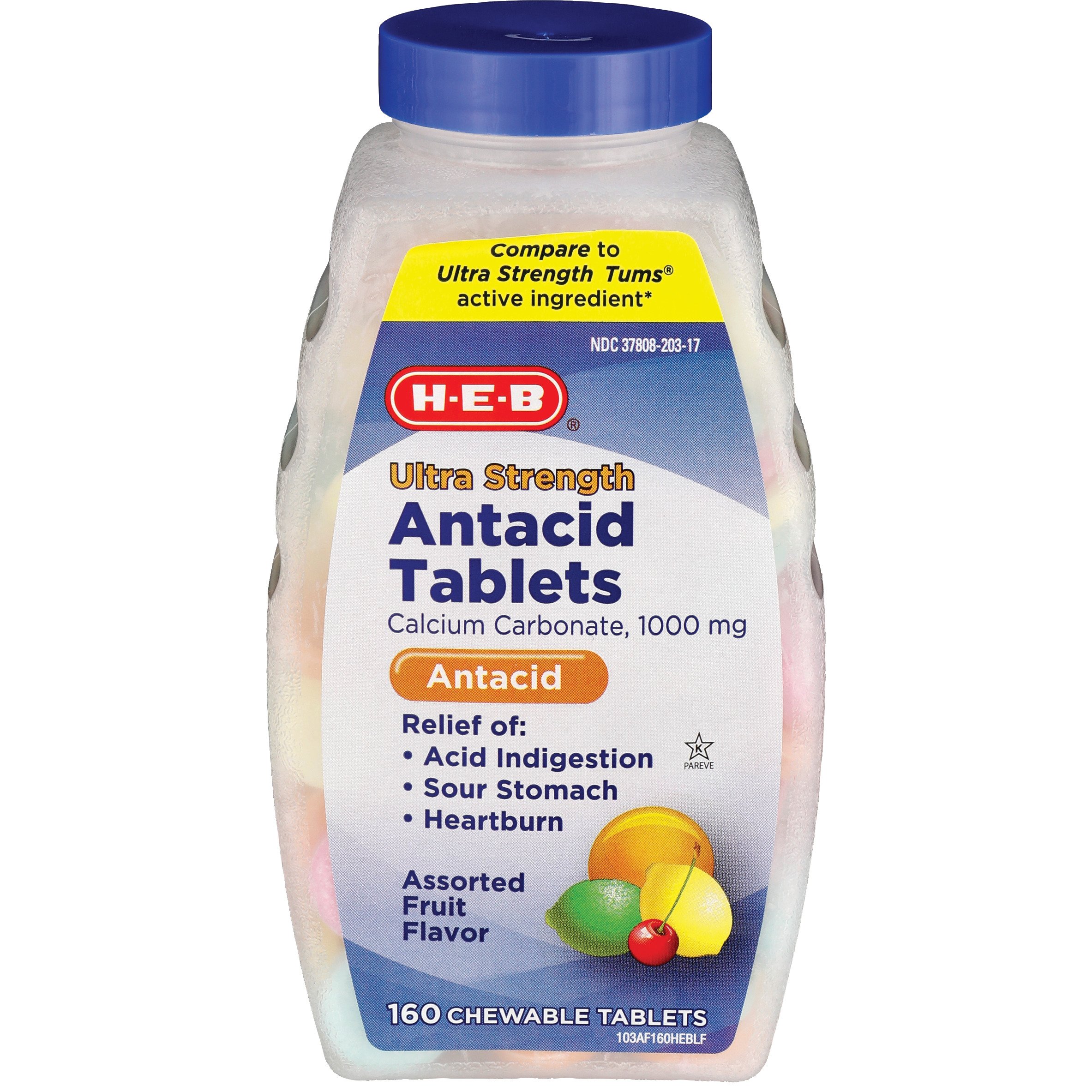 ANTACID(CAL CARBONATE 500MG) 150 CHEWABLE TABS