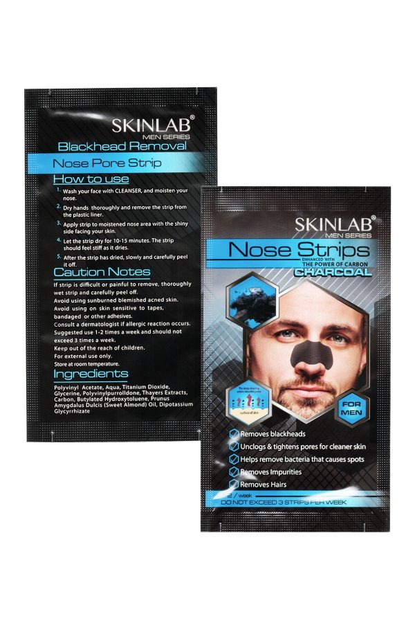 SKINLAB MEN NOSE STRIPS (CHARCOAL) 10`S MedMarket Pharmacy