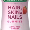NATURES BOUNTY OPTIMAL SOLUTION HAIR SKIN NAIL GUMMY 80CT